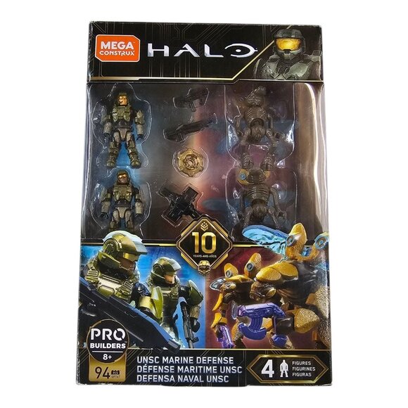 Mega Construx HALO UNSC Marine Defense Set Pro Builders 94 PCS GFT67 - Picture 1 of 14